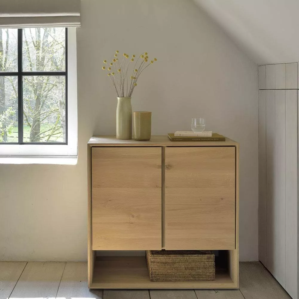 Oak Nordic Two Door Sideboard